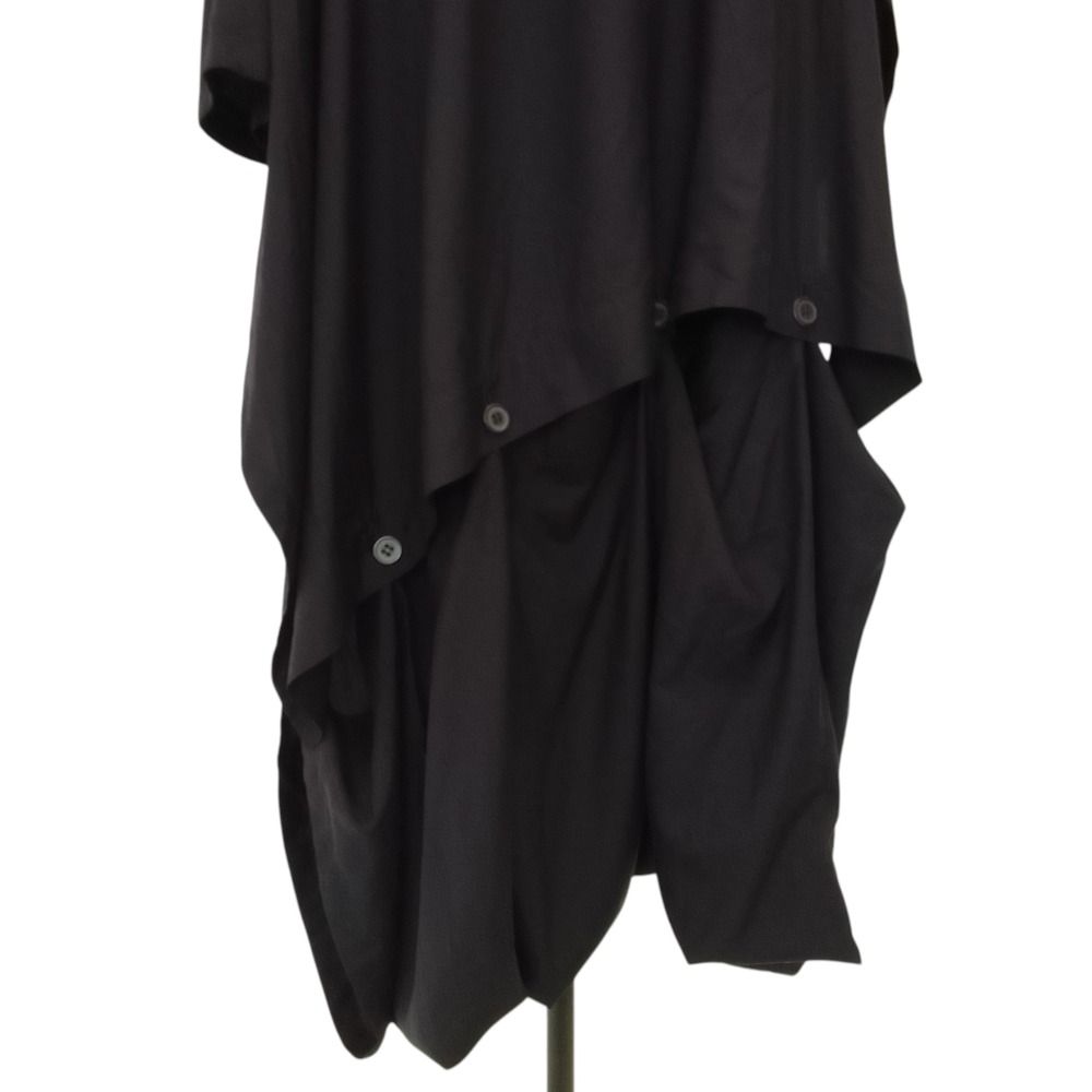 イッセイミヤケ　変形ロングワンピース 美品 24AW ISSEY MIYAKE イッセイミヤケ カットアウトデザイン 変形
