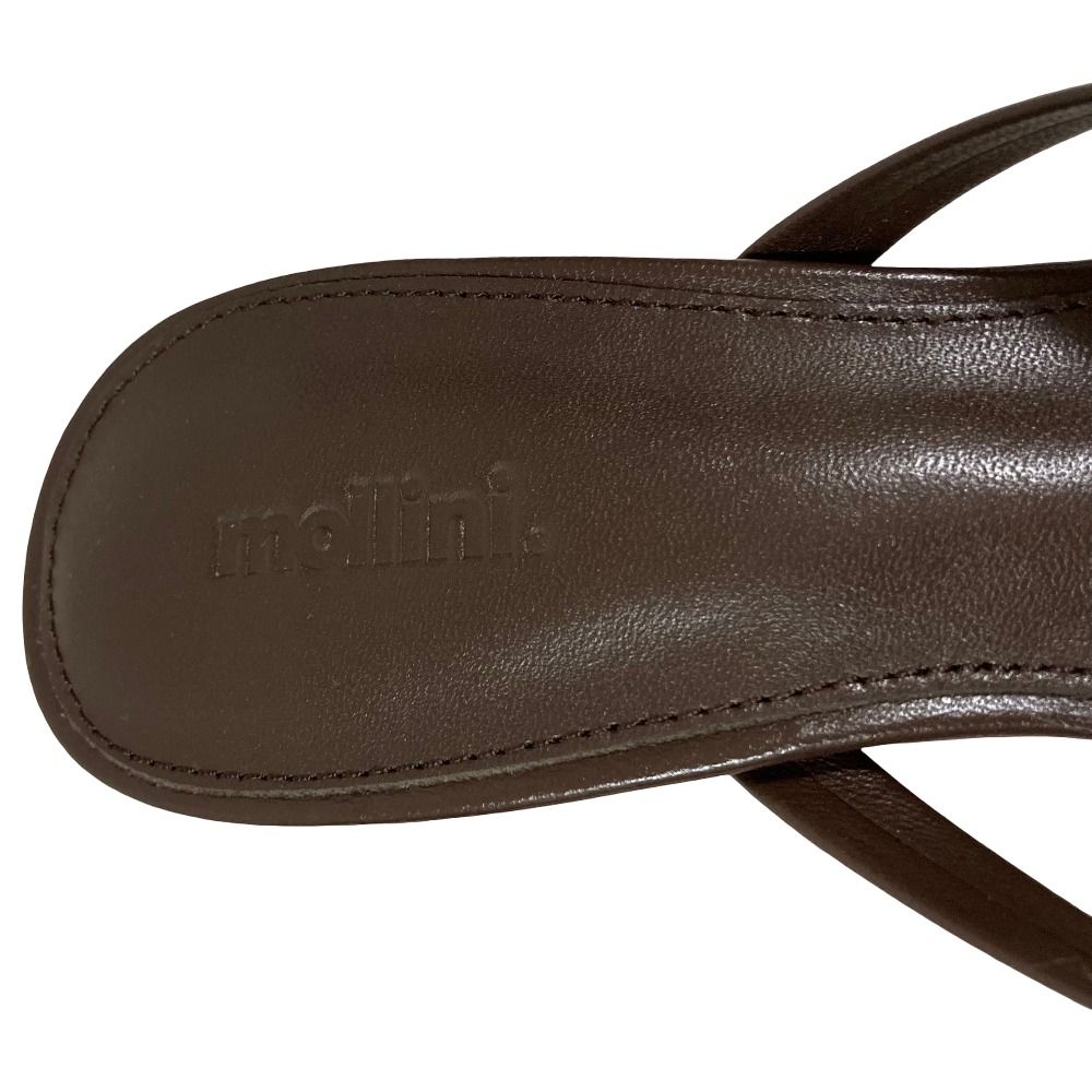 新品同様 25SS Mollini モリーニ LETHER TONGS レザー トングサンダル