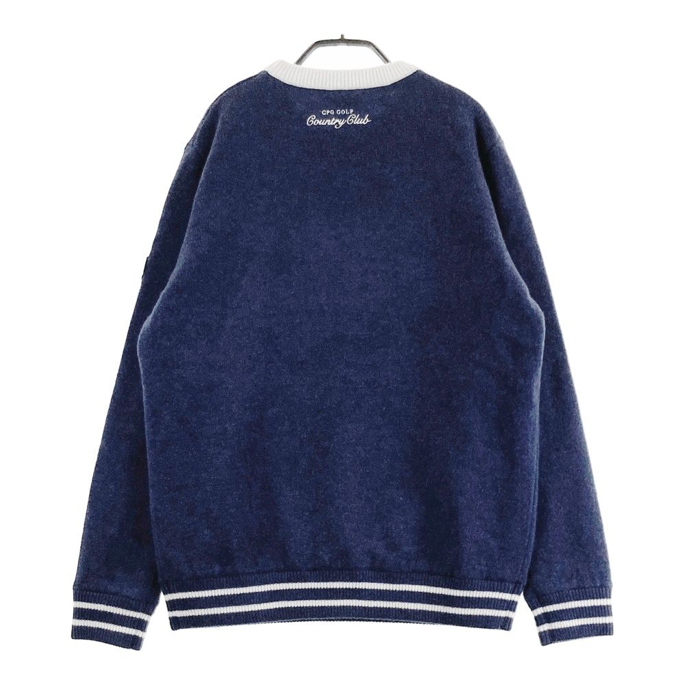 サイズ：3 CPG GOLF シーピージーゴルフ 1308-25243 ニット セーター  ネイビー系 [240101676267] ゴルフウェア レディース ストスト サイズ：3 CPG GOLF シーピージーゴルフ 1308-25243 ニット セーター