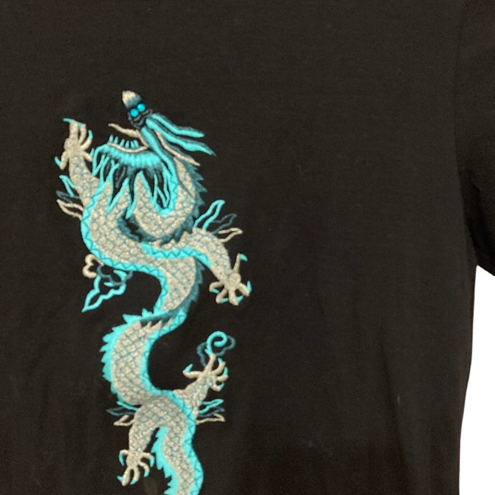 美品 VIVIENNETAM ヴィヴィアンタム 龍刺繍 半袖 Tシャツ 016-260663