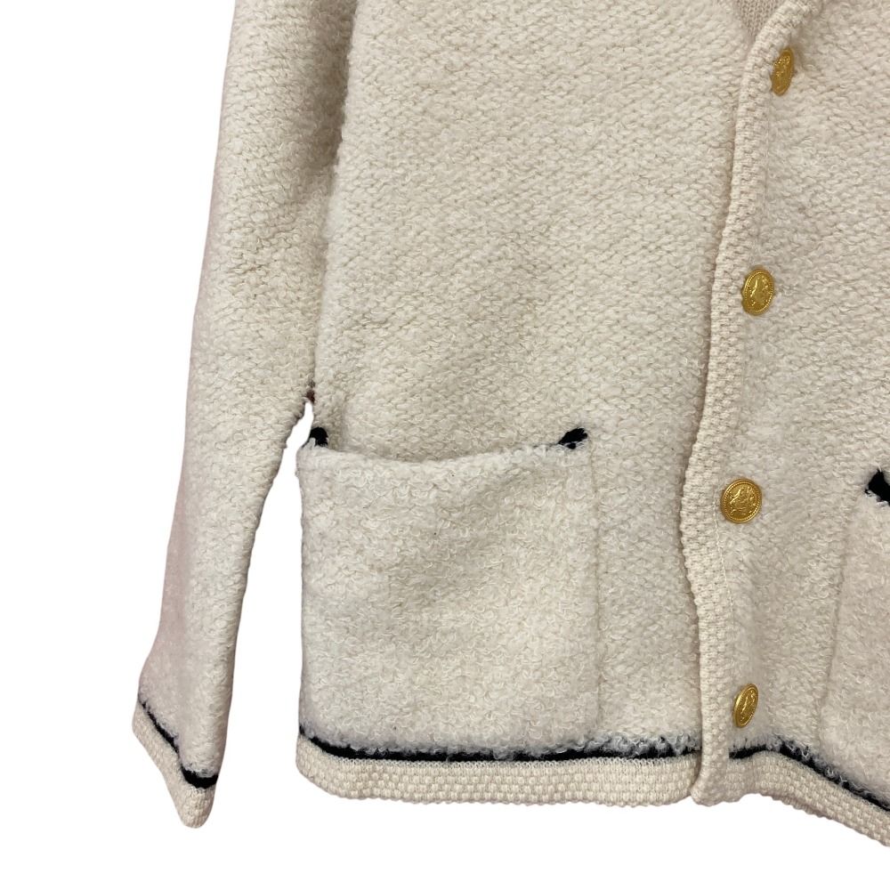美品 23AW MACPHEE マカフィー トゥモローランド ムートン Vネック