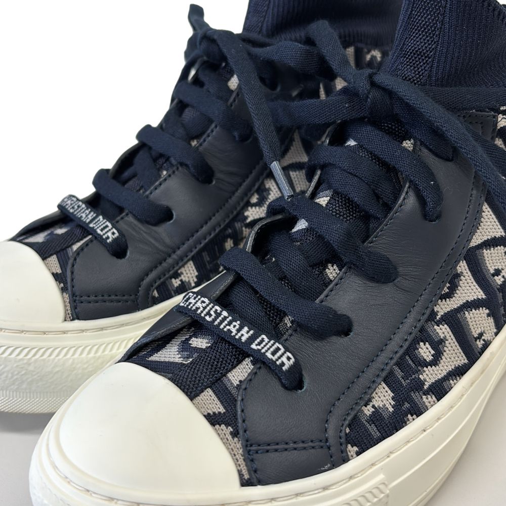 美品 Christian Dior クリスチャンディオール WALK'N'DIOR オブリーク