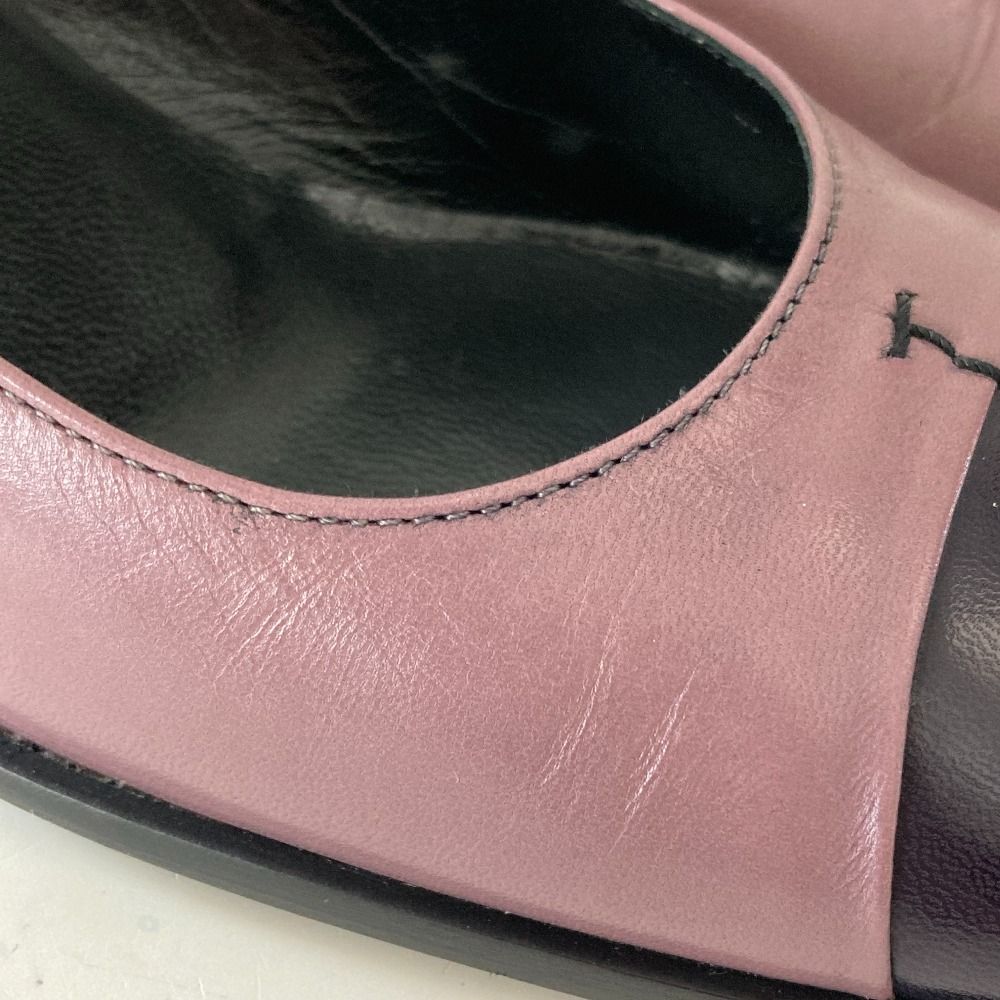 美品 PRADA プラダ ヴィンテージ バイカラー メリージェーンパンプス