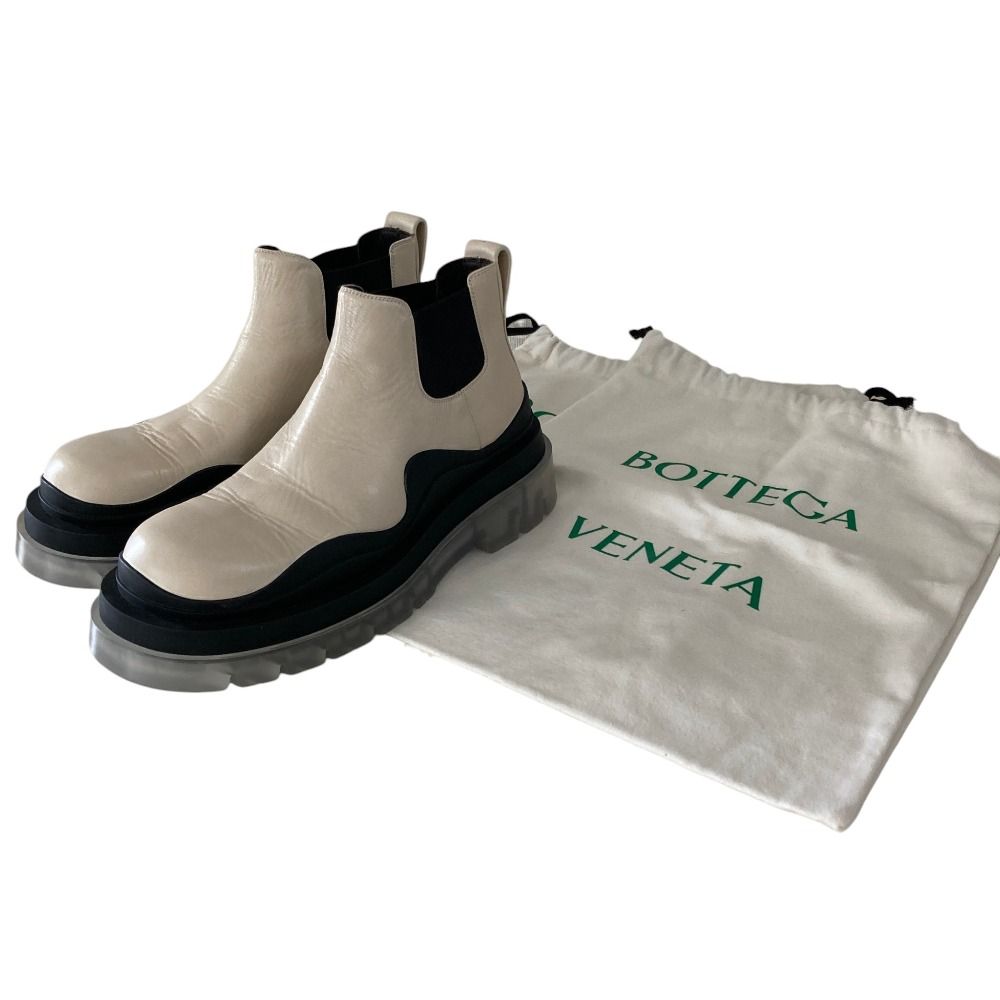美品 Bottega Veneta ボッテガヴェネタ TIRE タイヤ レザー サイドゴア
