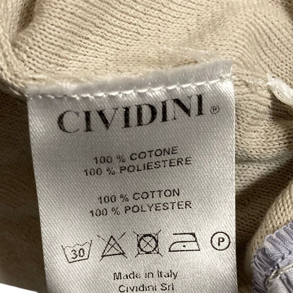 CIVIDINI チヴィディーニ サイズ42春物ニット 94,600円 新品 美品 CIVIDINI チヴィディーニ ニット切替 ブラウス サイズ42 ベージュ
