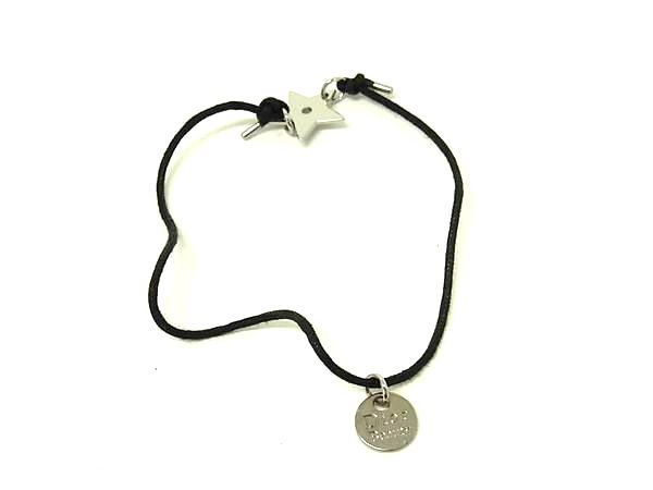 Christian Dior ディオール ブレスレット Dロゴ 星 スター □美品□ ChristianDior ディオール スター 星 モチーフ ブレスレット