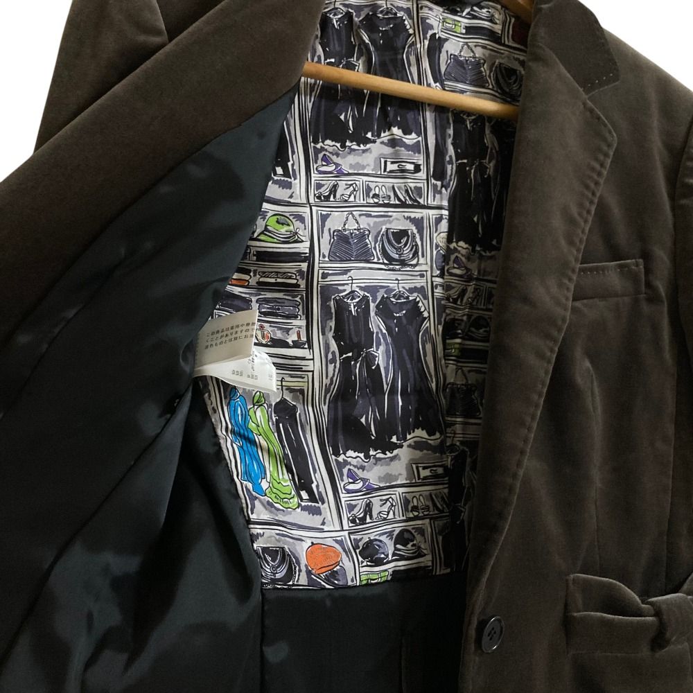 美品 Paul Smith ポールスミス ブラックレーベル ベルベット 