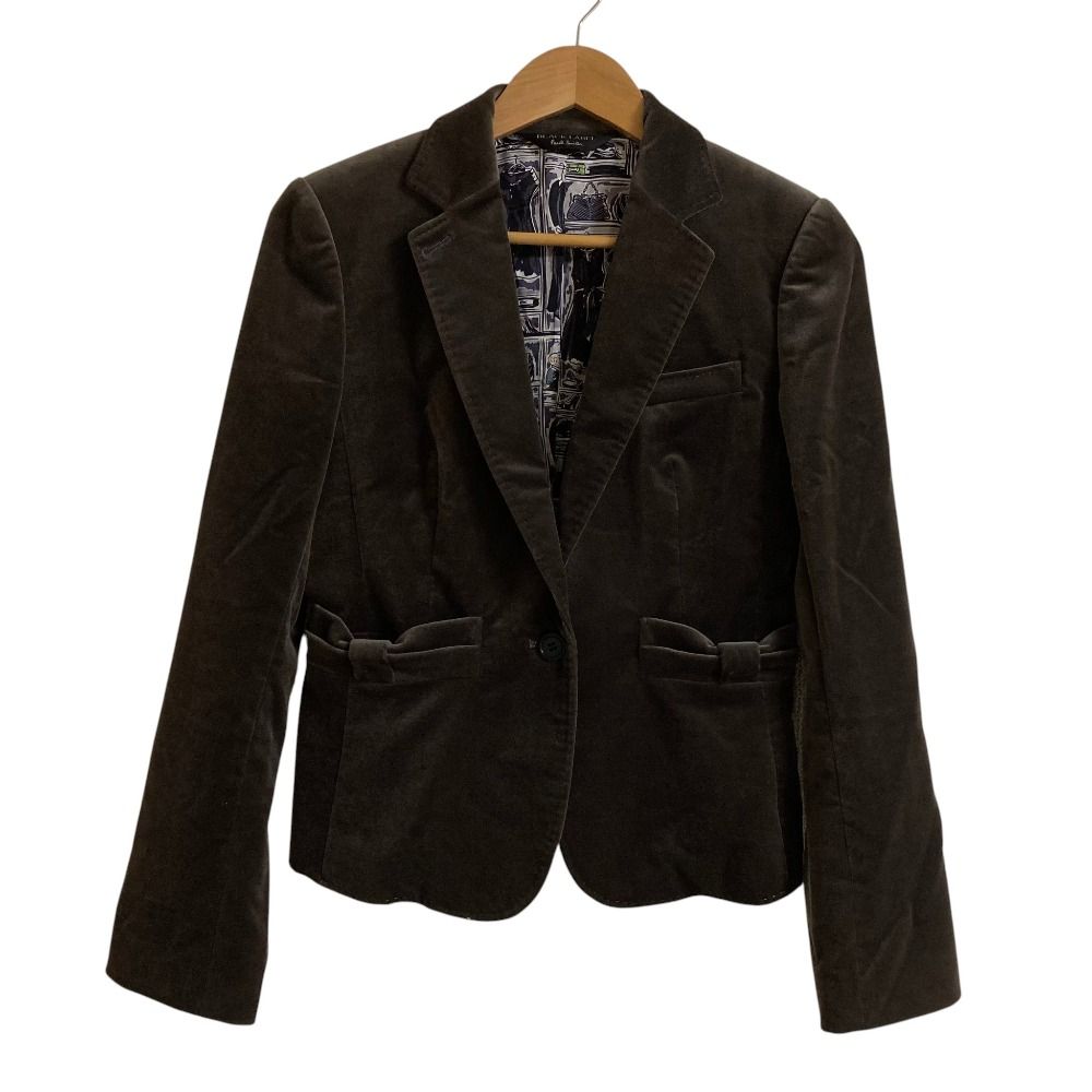 美品 Paul Smith ポールスミス ブラックレーベル ベルベット 