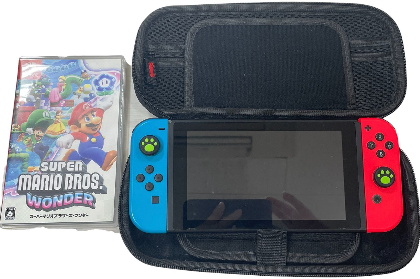 管理番号-P】任天堂スイッチ ネオン HAC-001 スイッチソフト スーパー