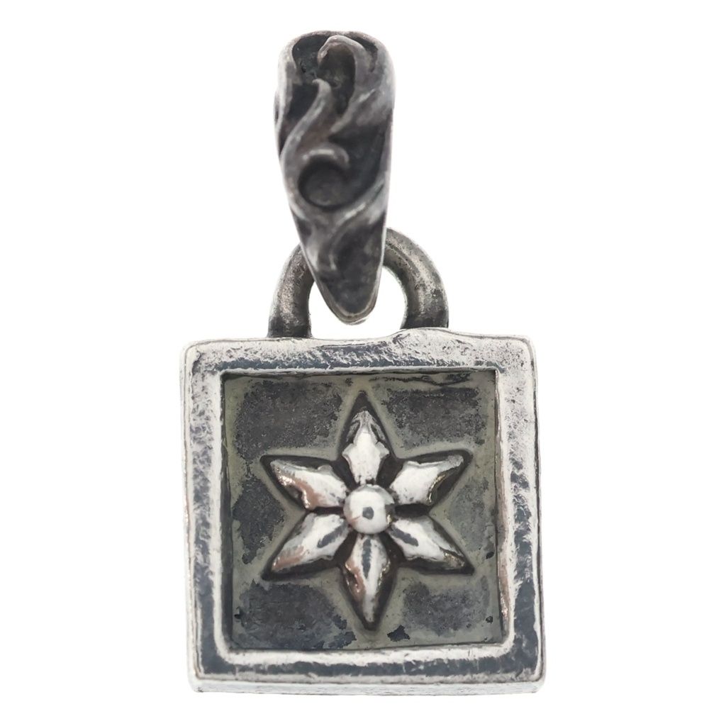CHROME HEARTS (クロムハーツ) FRAMED STAR フレームドスター チャーム ペンダントトップ シルバー