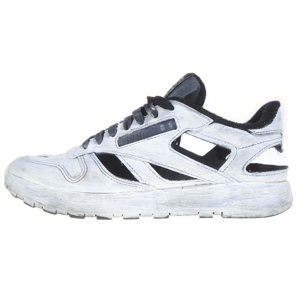 Reebok (リーボック) ×Maison Margiela Classic Leather Tabi DQ メゾンマルジェラ クラシックレザー タビ ローカットスニーカー ホワイト/ブラック GX6244 US10/28.0cm