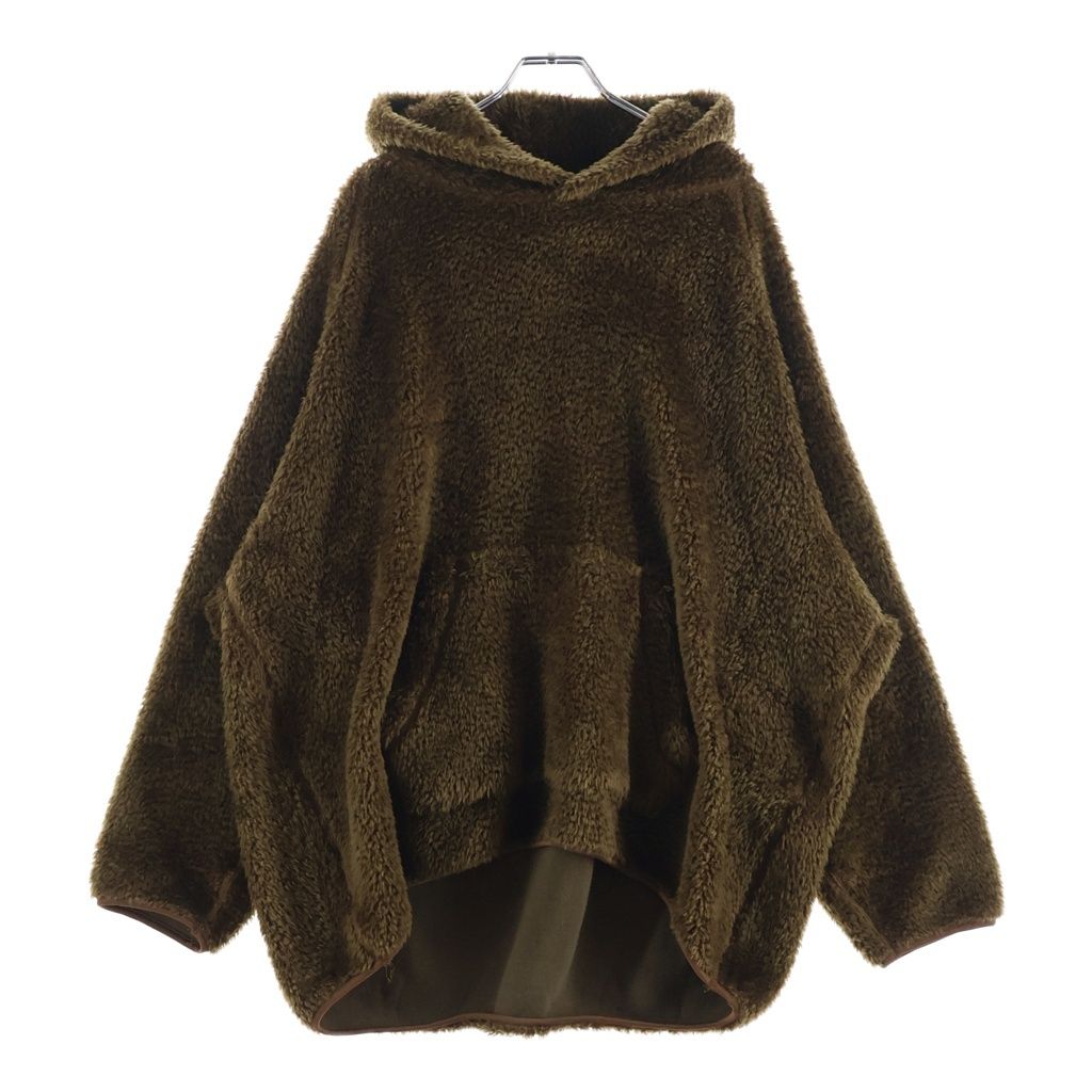 Needles (ニードルス) Andre Hoody Synthetic Fur FK212 アンドレ フェイクファープルオーバーパーカー フーディ ブラウン