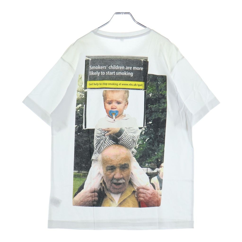 NO BRAND (ノーブランド) Blondey McCoy (ブランディーマッコイ) US AND CHEM. S/S TEE グラフィックフォト アートプリント クルーネック 半袖Tシャツ カットソー ホワイト