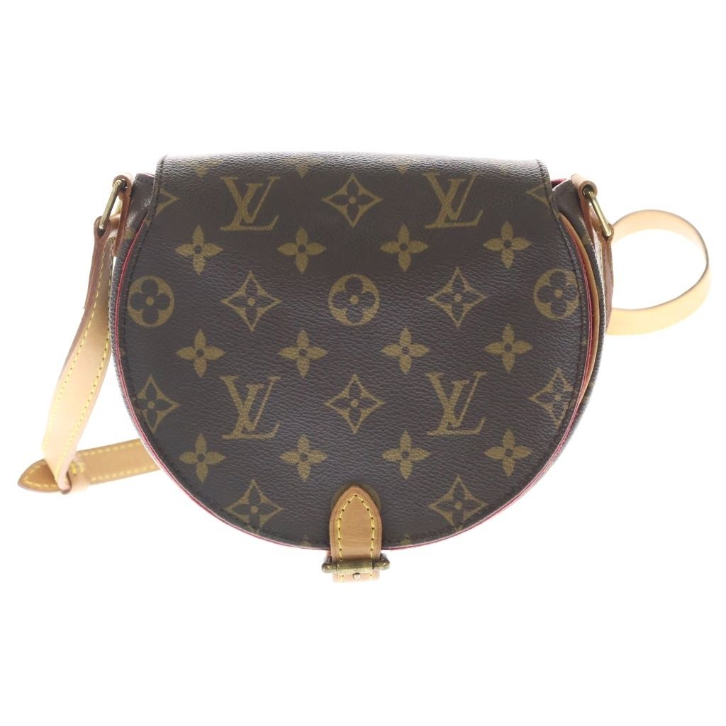 LOUIS VUITTON (ルイヴィトン) モノグラム タンブラン ショルダーバッグ ブラウン レザー×PVC M51179 ゴールド金具