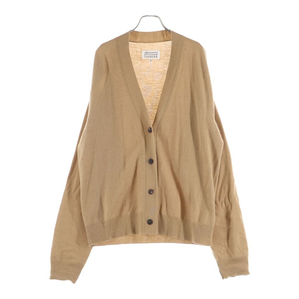 Maison Martin Margiela (メゾンマルタンマルジェラ) 19AW Wool Cashmere Cardigan ウール カシミヤ混 カーディガン ブラウン S51HA0958 S16882