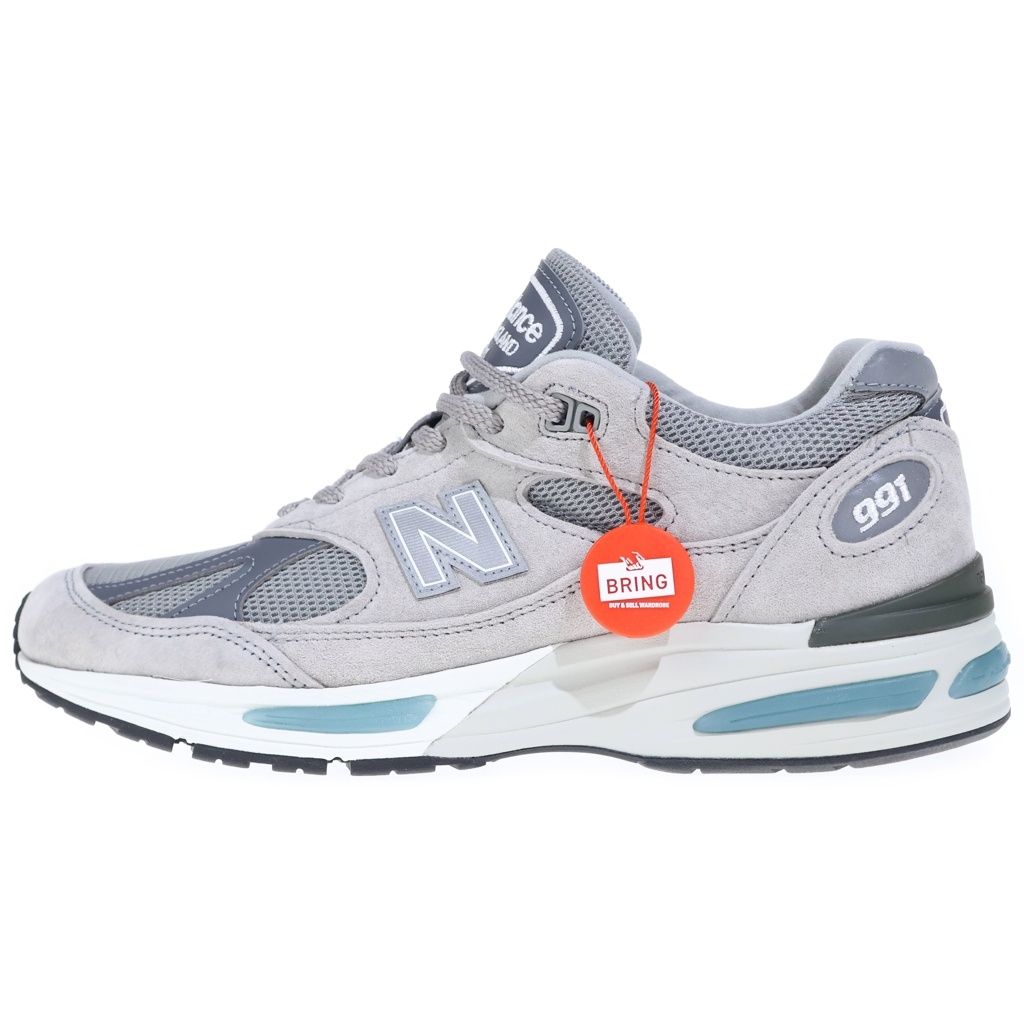 New Balance (ニューバランス) U991GL2 スエードメッシュ ローカットスニーカー グレー US9/27cm