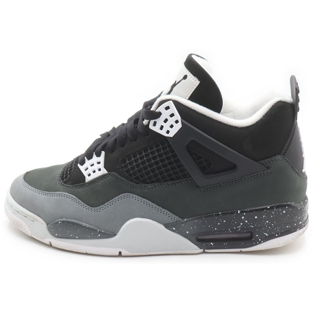 NIKE (ナイキ) AIR JORDAN 4 RETRO Fear FQ8138-002 エアジョーダン 4 レトロ フィアー ミッドカットスニーカー ブラック/グレー US10/28cm
