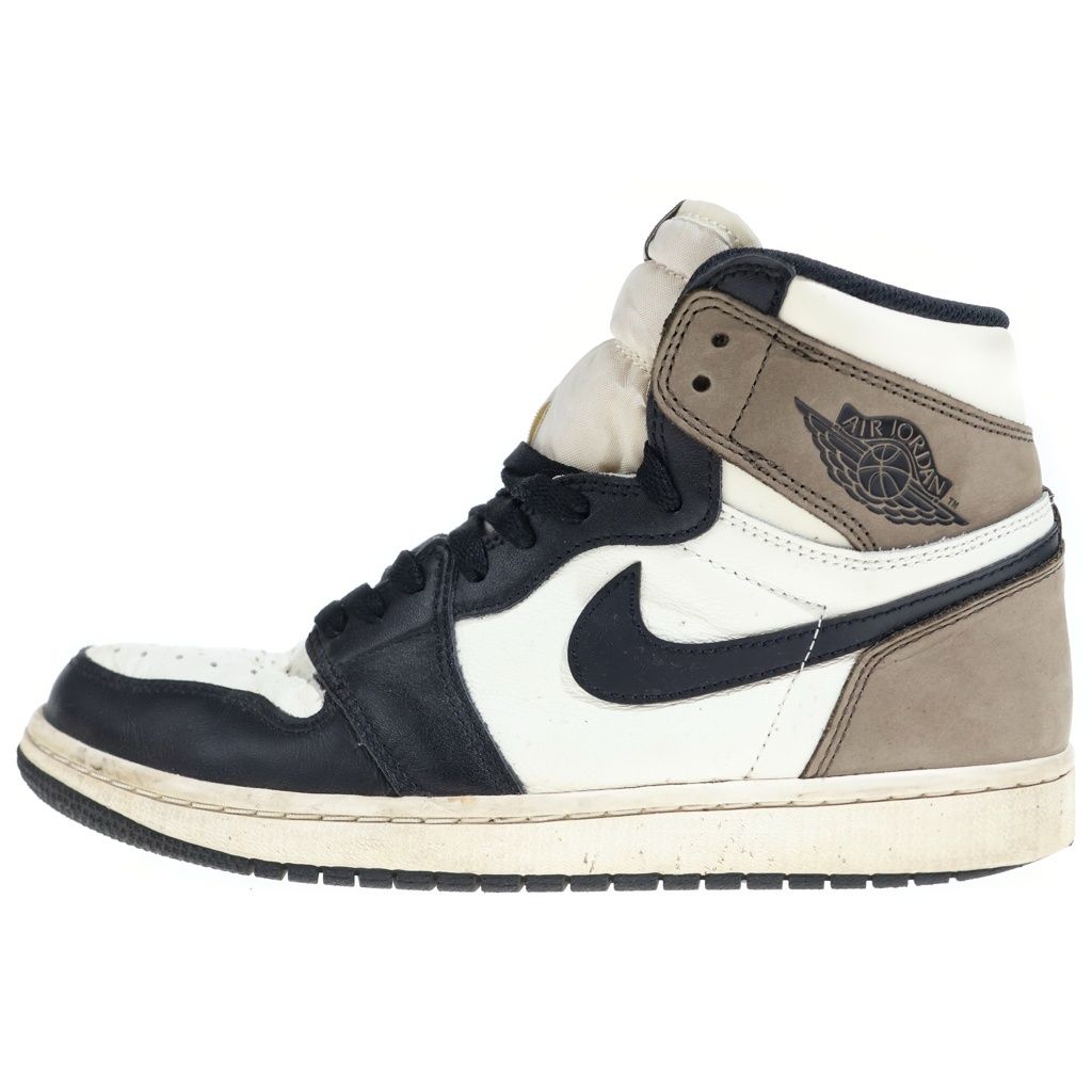 NIKE (ナイキ) エアジョーダン1 ハイ OG セイル/ダークモカ/ブラック 555088-105 箱