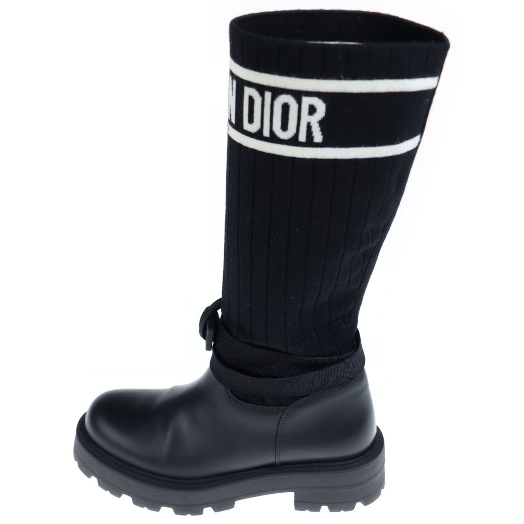 Christian Dior (クリスチャンディオール) D-Major ロングブーツ ブラック #37