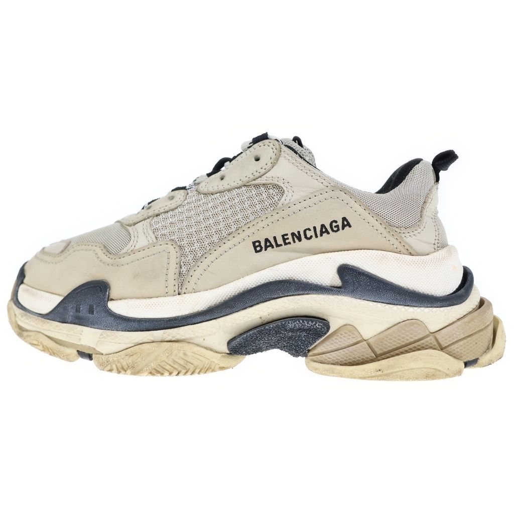 BALENCIAGA (バレンシアガ) TRIPLE-S トリプルエス ローカットスニーカー シューズ レディース ベージュ/グレー 524039