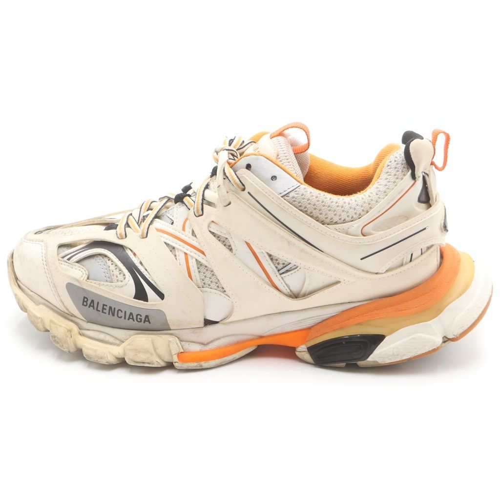 BALENCIAGA (バレンシアガ) TRACK TRAINER トラックトレーナー ローカットスニーカー ホワイト/オレンジ 542023