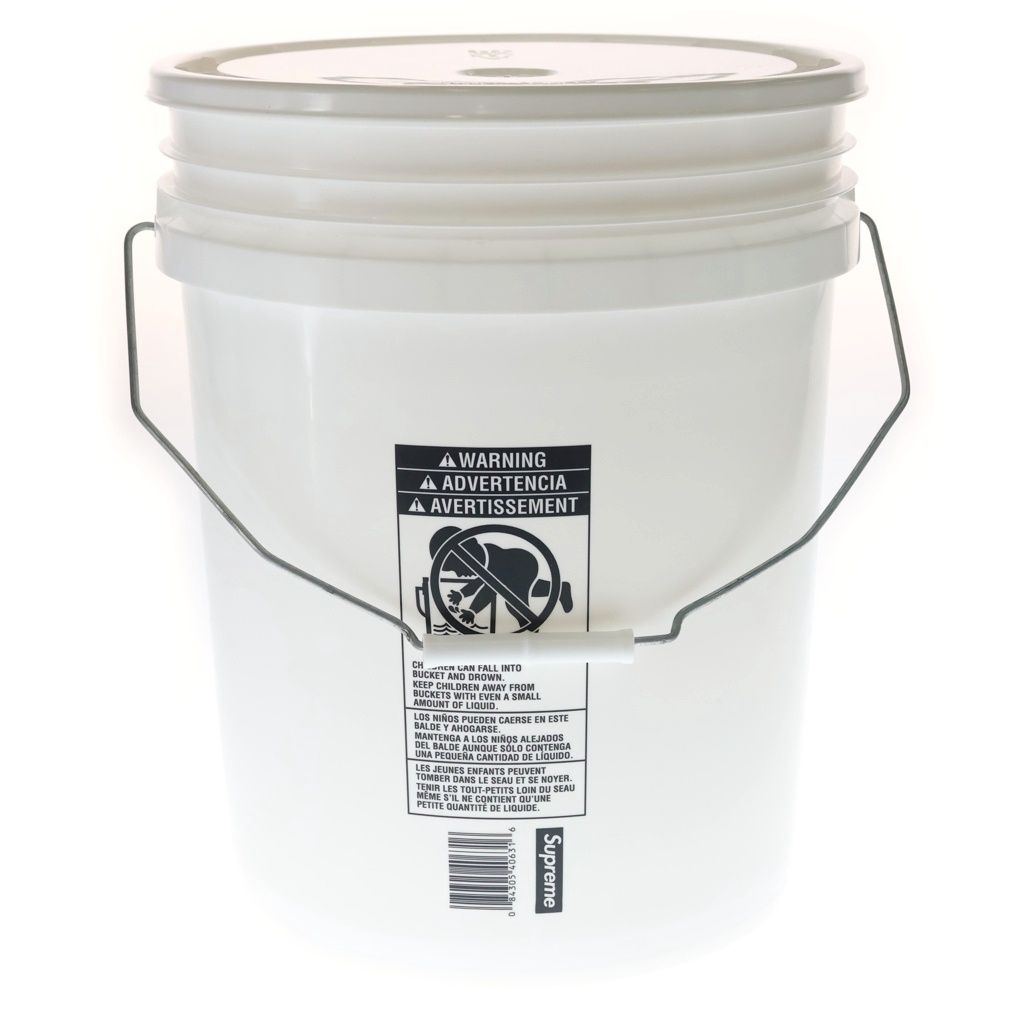 SUPREME (シュプリーム) 24SS LEAKTITE 5-Gallon Bucket White リーク