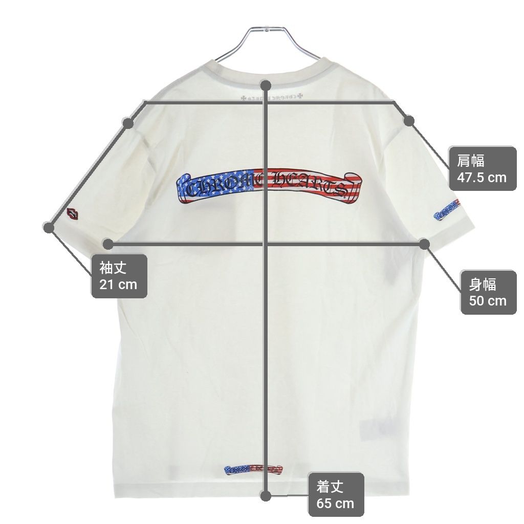 クロムハーツ キッズ Tシャツ 星条旗 バックプリント USA製 CHROME HEARTS (クロムハーツ) ×MATTY BOY チョンパー 星条旗