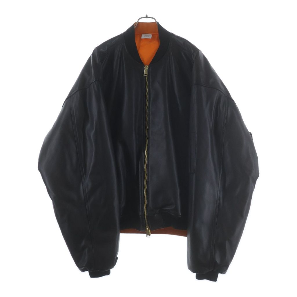 VETEMENTS (ヴェトモン) Leather Bomber Jacket レザーボンバー