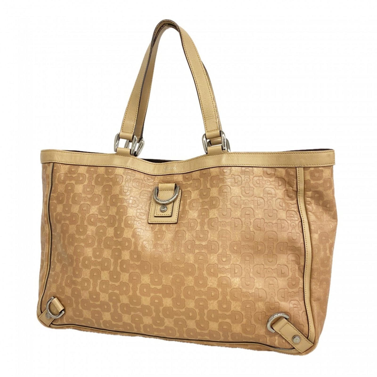 グッチ(Gucci) グッチ トートバッグ アビー 293580 レザー ベージュ レディース