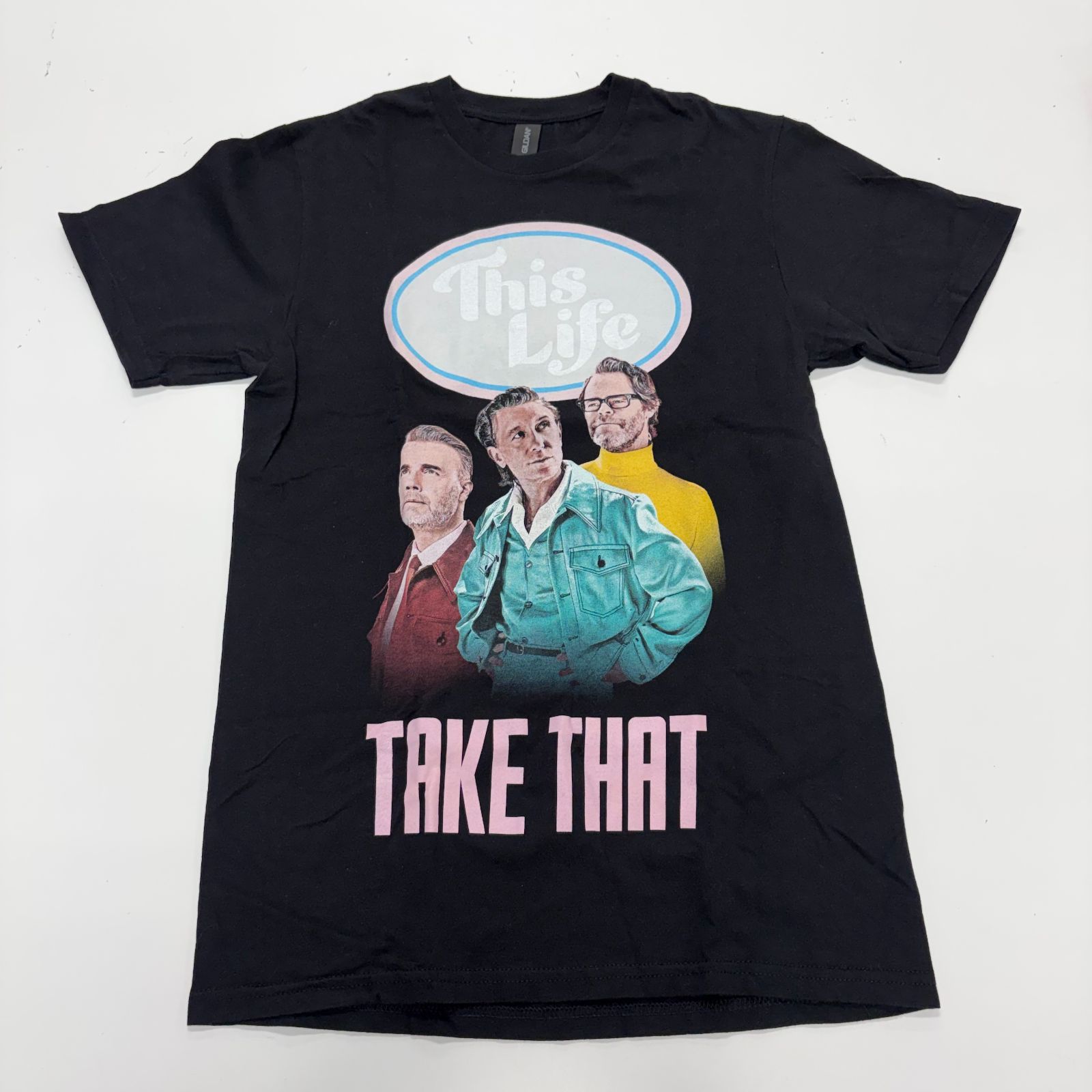 TAKE THAT テイクザット 2024 ツアー Tシャツ 半袖 Sサイズ 黒 ブラック ライブTシャツ バンT BAND アメカジ ヴィンテージ 古着