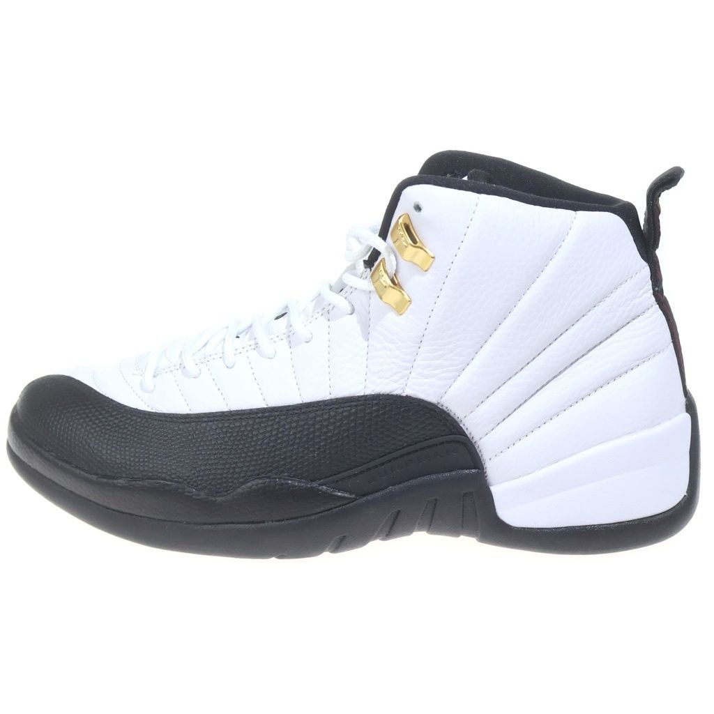 NIKE (ナイキ) AIR JORDAN 12 RETRO CT8013-117 復刻 エアジョーダン12 レトロ タクシー ハイカットスニーカー ホワイト/ブラック US10.5/28.5cm