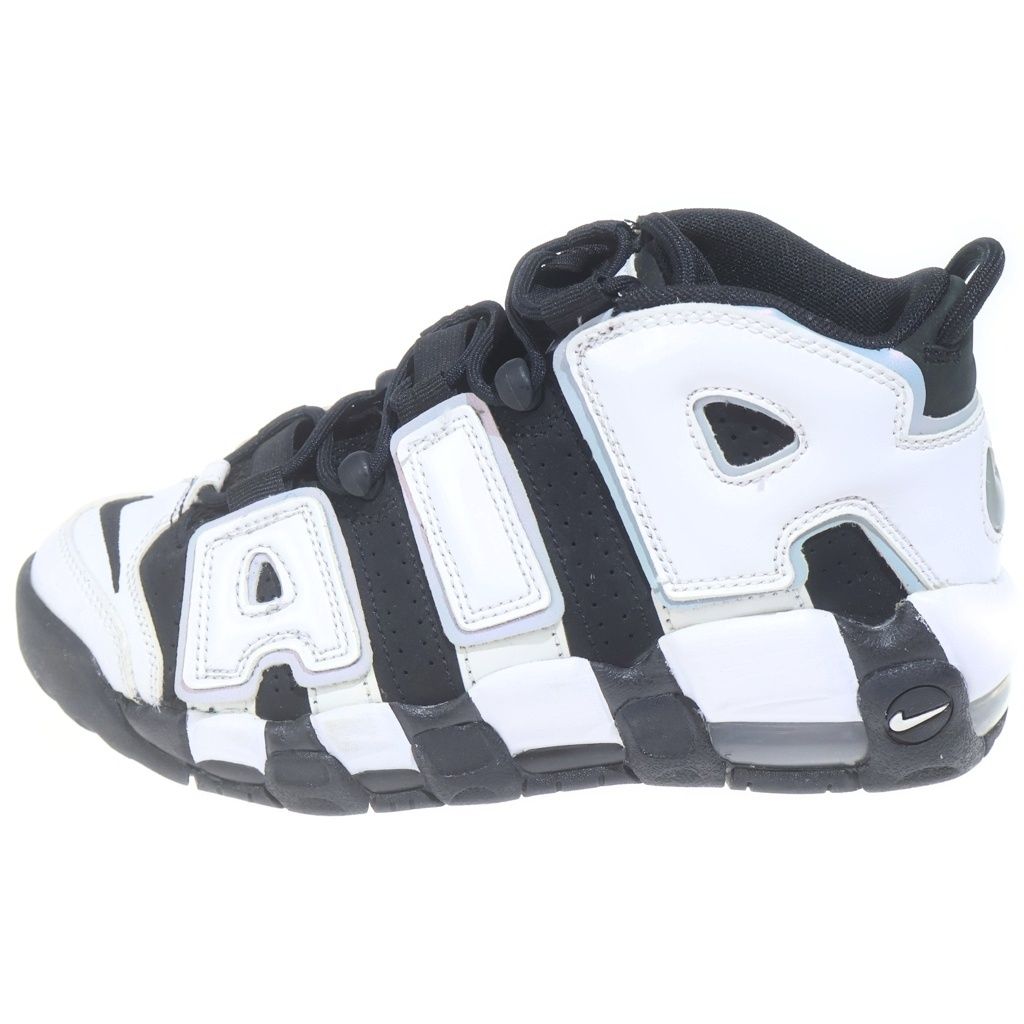 NIKE (ナイキ) GS AIR MORE UPTEMPO COBALT BLISS DQ6200-001 エア モア アップテンポ コバルト ブリス ハイカットスニーカー レディース ブラック/ホワイト US5Y/23.5cm