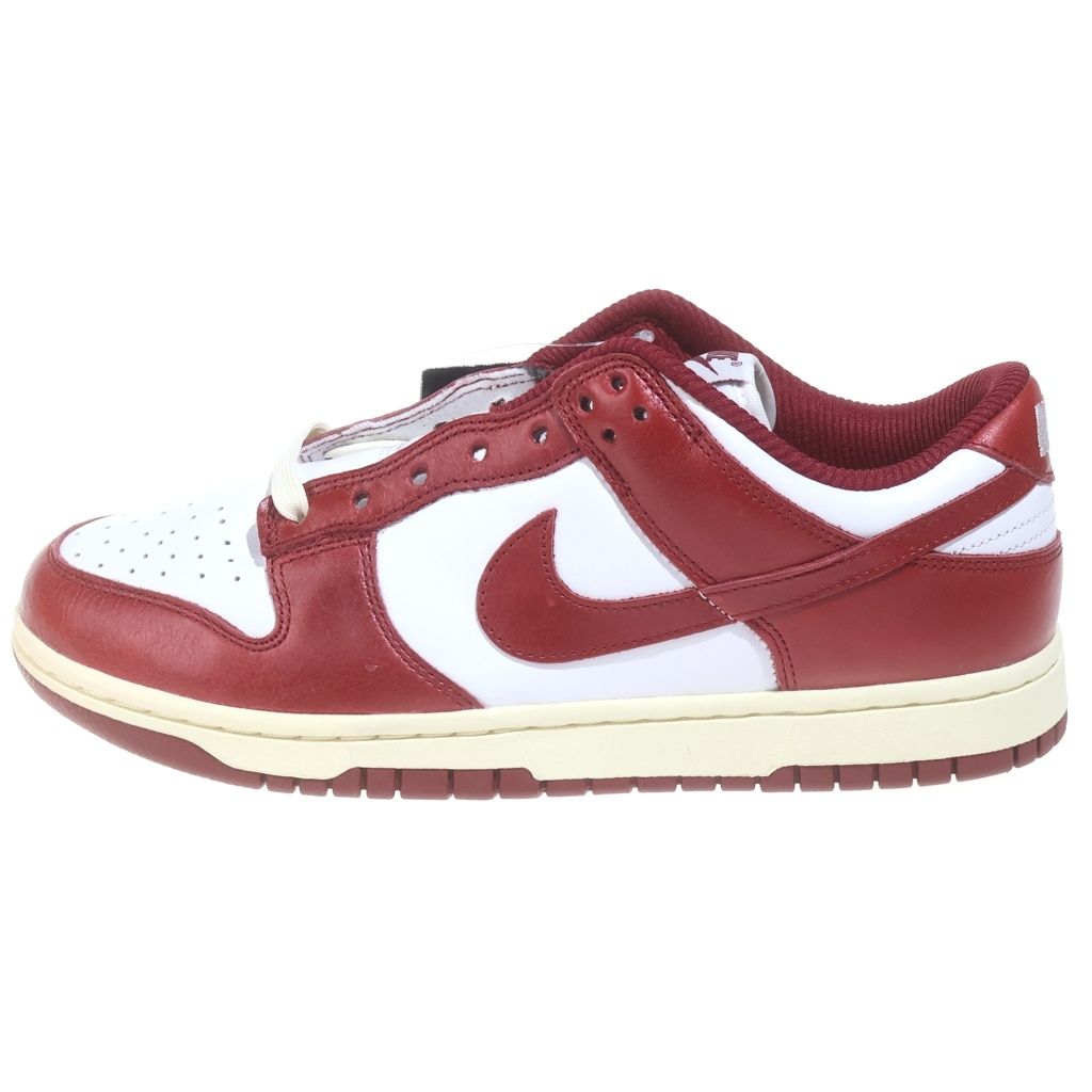 NIKE (ナイキ) WMNS DUNK LOW PRM FJ4555-100 ウィメンズ ダンク ローカットスニーカー ホワイト/レッド US9.5/26.5cm 8,494円