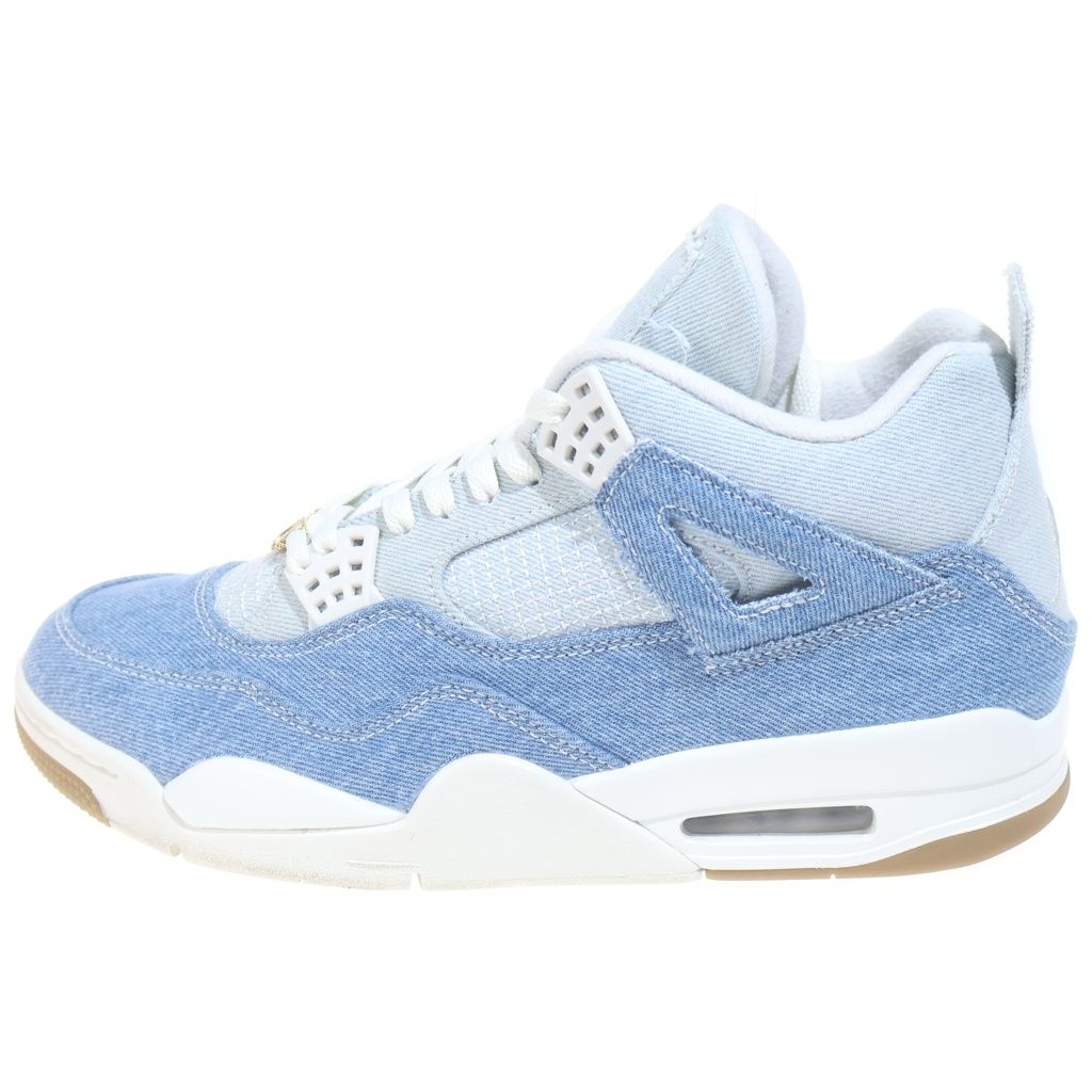 NIKE (ナイキ) WMNS AIR JORDAN 4 RETRO TEX WORN BLUE IB6716-100 ウィメンズ エアジョーダン4 レトロ ウォーンブルー ミッドカットスニーカー ブルー US11.5/28.5cm
