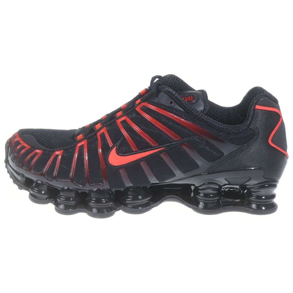 NIKE (ナイキ) SHOX TL ショックス TL ローカットスニーカー ブラック/レッド US10.5/28.5 AV3595-016