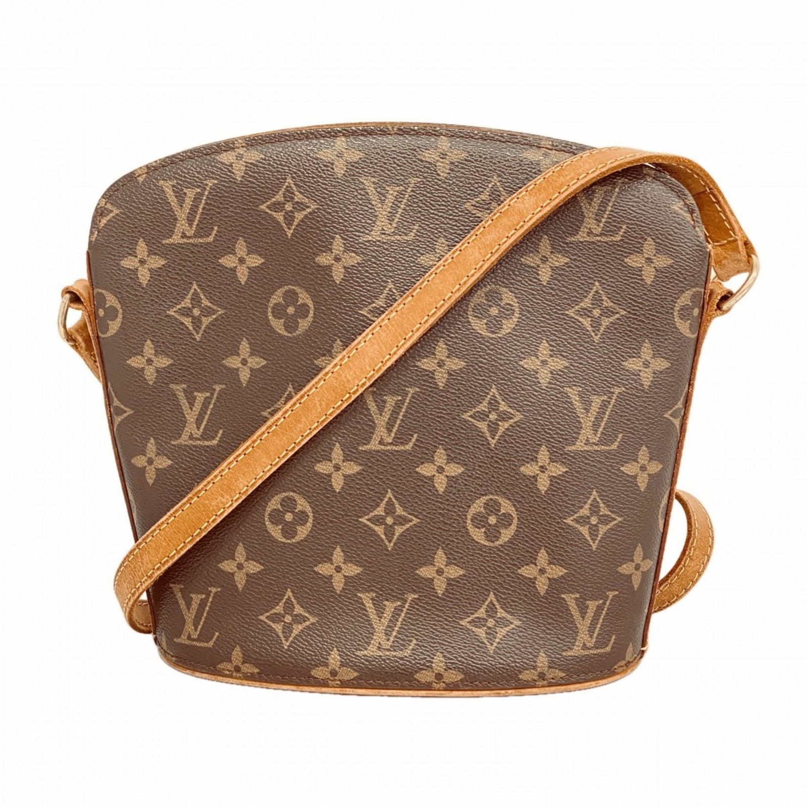 ルイ・ヴィトン(Louis Vuitton) ルイ・ヴィトン ショルダーバッグ モノグラム ドルーオ M51290 ブラウンレディース