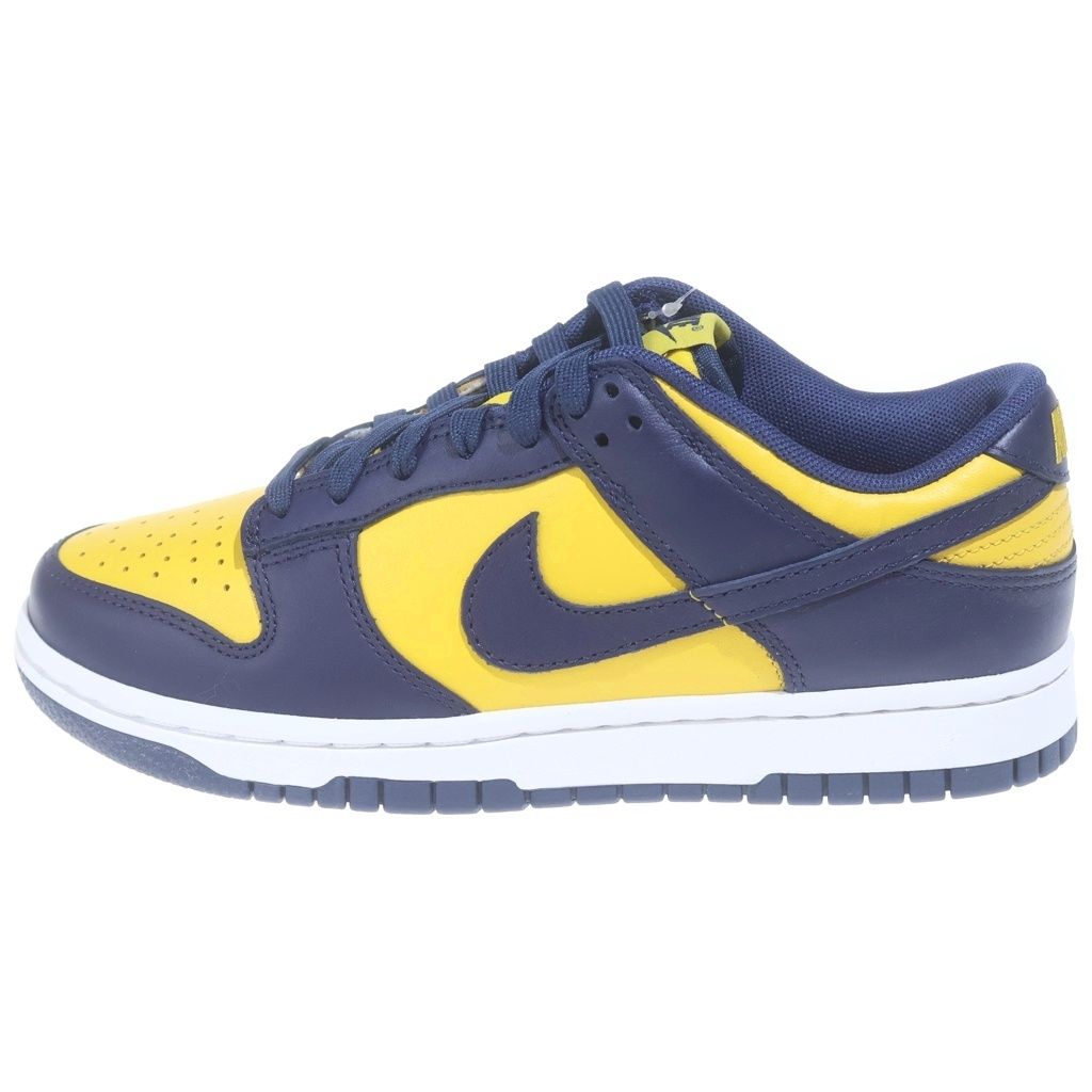 NIKE (ナイキ) Dunk Low Michigan DD1391-700 ダンク ロー ミシガン ローカットスニーカー シューズ US6/24.0cm オレンジ/ネイビー