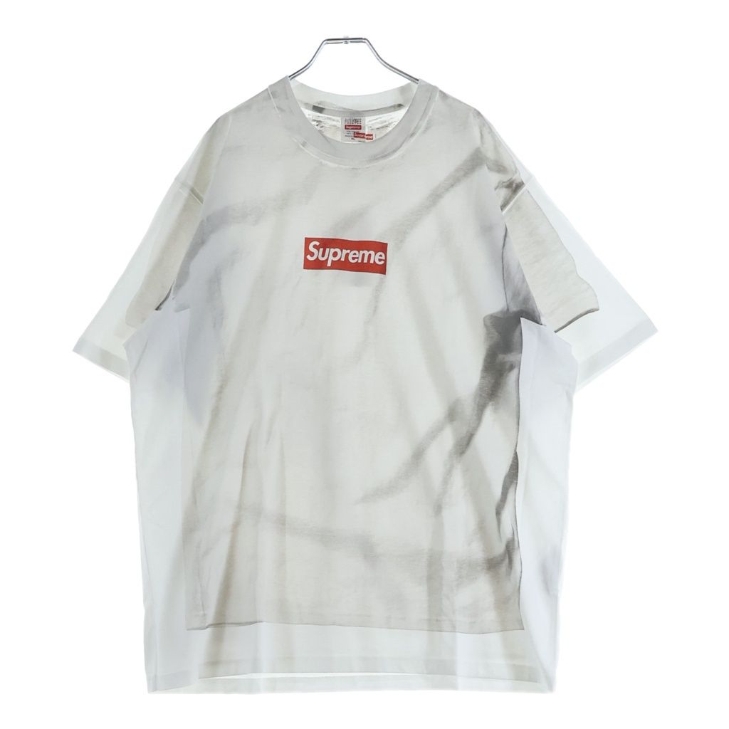 SUPREME (シュプリーム) 24SS ×MM6 Maison Margiela Box Logo Tee エムエムシックス ボックスロゴ プリントデザイン半袖Tシャツ カットソー ホワイト 28,042円
