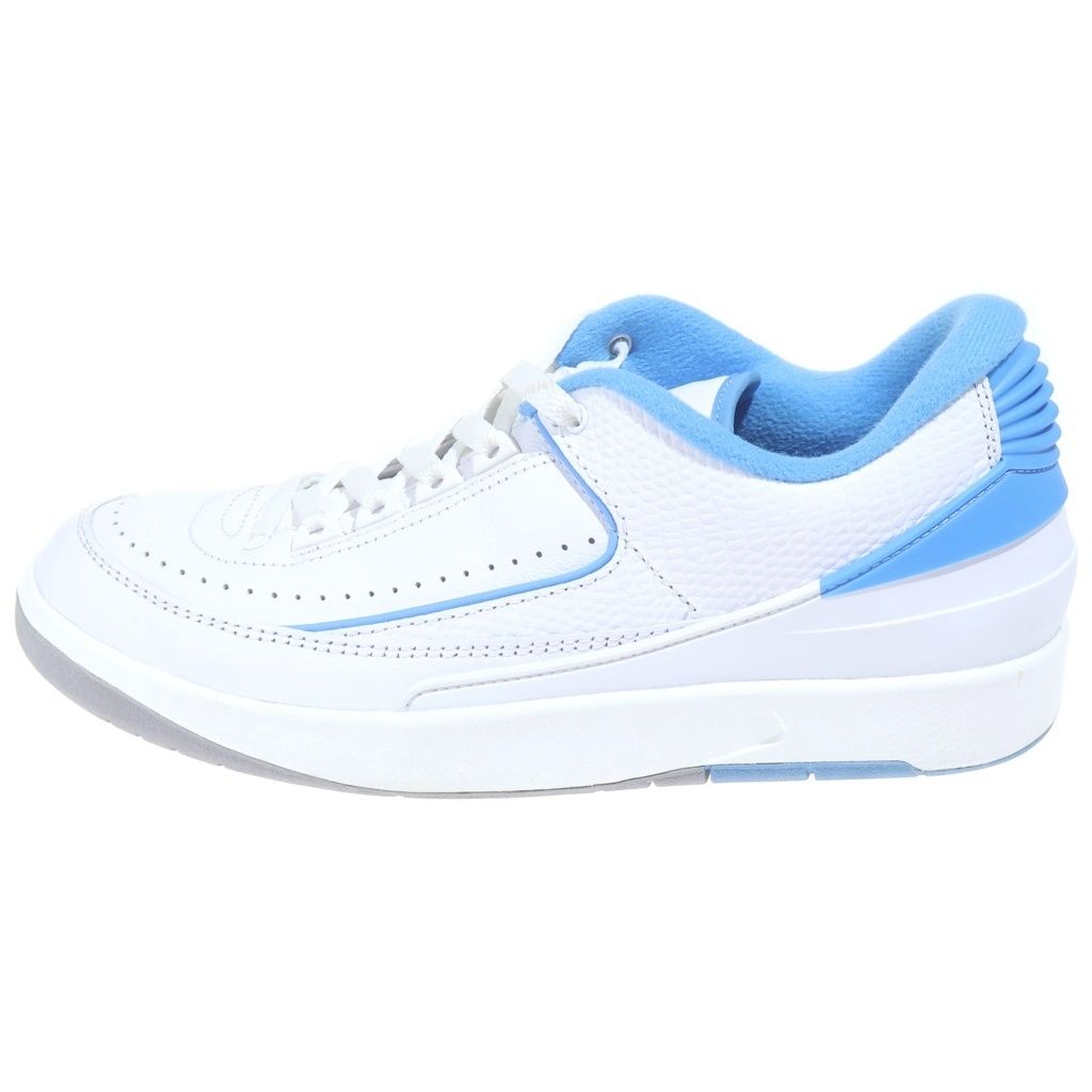 NIKE (ナイキ) AIR JORDAN 2 RETRO LOW UNIVERSITY BLUE DV9956-104 エアジョーダン2 レトロ ユニバーシティブルー ローカットスニーカー ホワイト US8.5/26.5cm