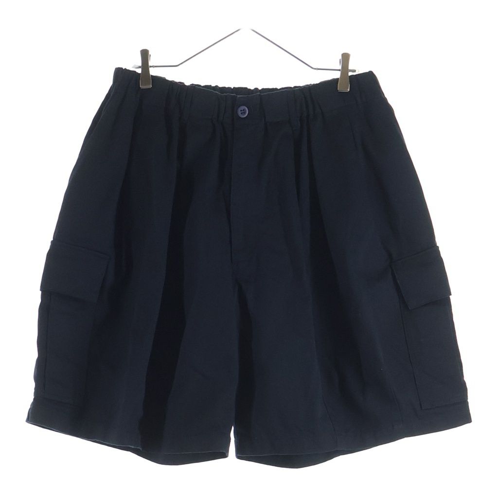 is-ness (イズネス) Stirwiseest Specia Balloon Shorts タック バルーンショーツ ハーフパンツ ブラック 1005SSPT04-1