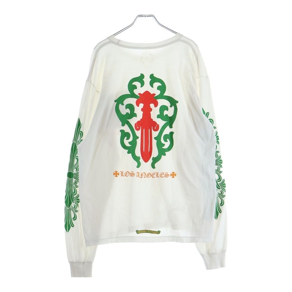 CHROME HEARTS (クロムハーツ) CH L/S Los Angeles Limited Vine Dagger Print 長袖Tシャツカットソー