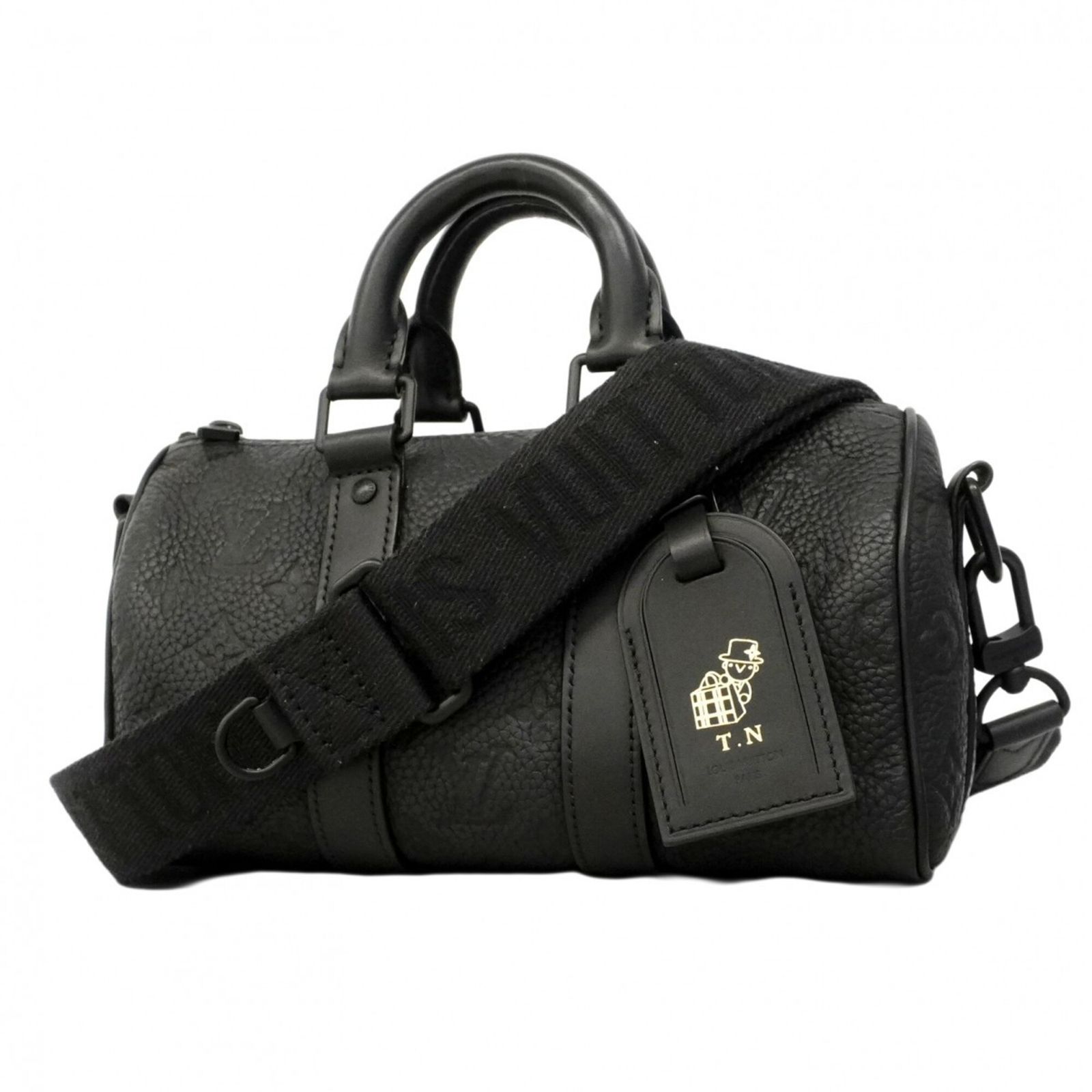 ルイ・ヴィトン(Louis Vuitton) ルイ・ヴィトン ハンドバッグ モノグラム・トリヨン キーポルバンドリエール 25 M20900 ブラック 2wayバッグメンズ