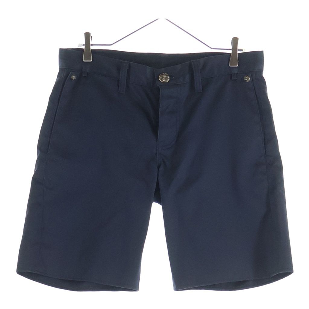 CHROME HEARTS (クロムハーツ) OLD CHINO SHORTS CRS BALL オールド ハーフチノパンツ ショーツ クロスボール ブラック