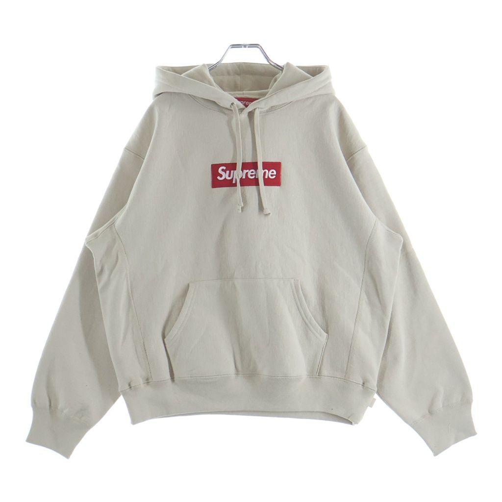 SUPREME (シュプリーム) 24AW Box Logo Hooded Sweat Shirt ボックスロゴ プルオーバースウェットパーカー ベージュ
