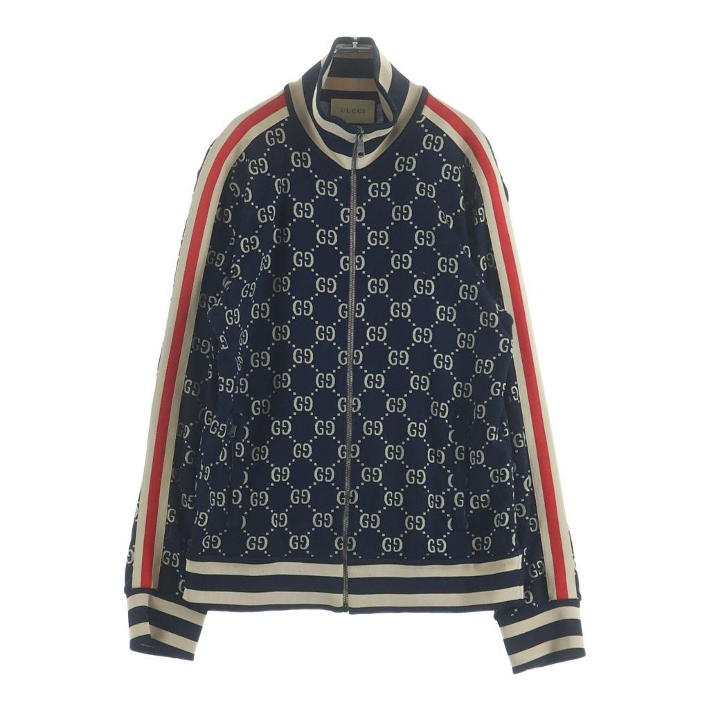 GUCCI (グッチ) GGジャガード ジップアップトラックジャケット マルチ 469919 X9V05