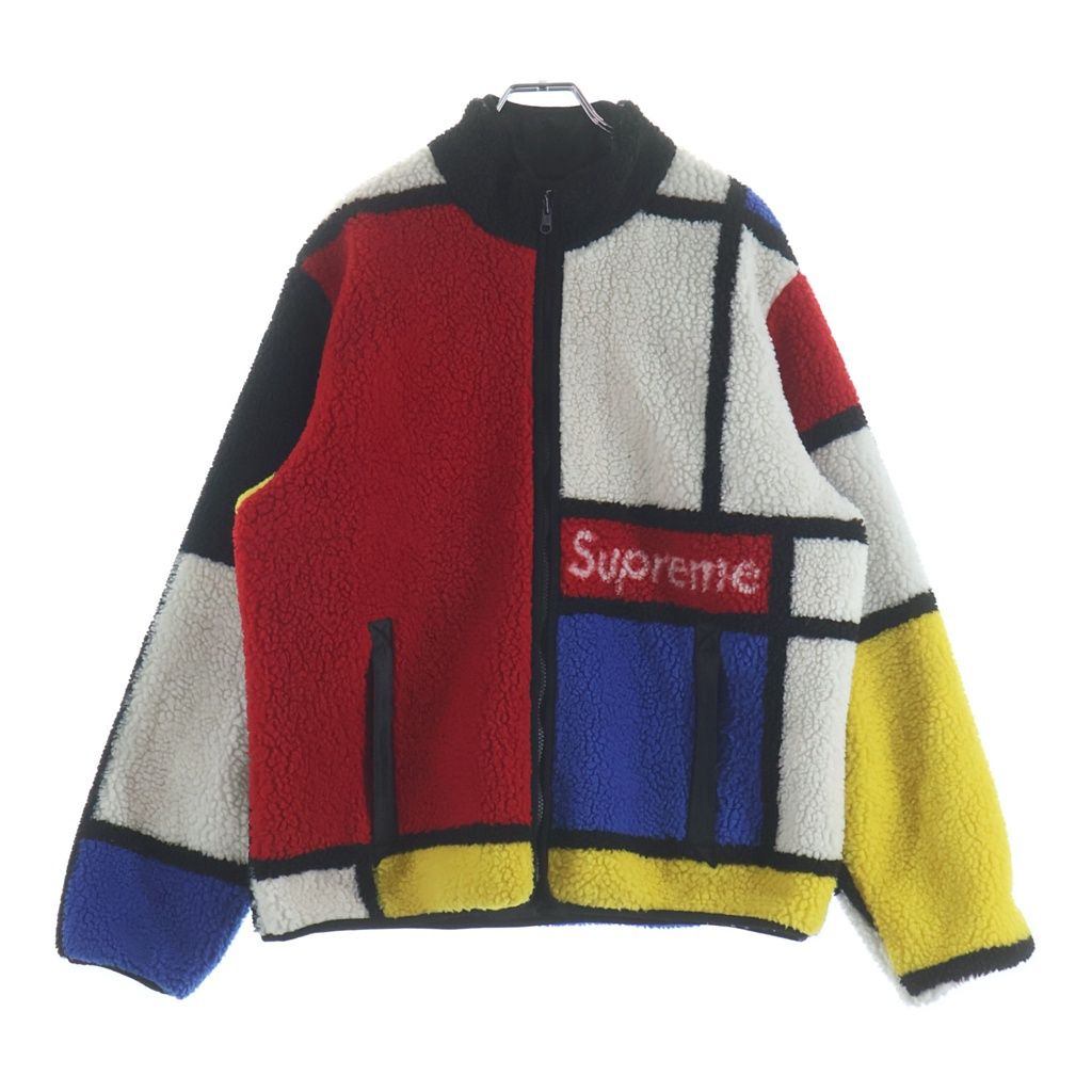 SUPREME (シュプリーム) 20AW Reversible Colorblocked Fleece Jacket リバーシブルカラーブロックフリースジャケット マルチカラー