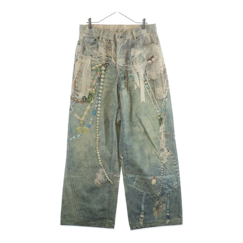 ACNE STUDIOS Bla Konst (アクネストゥディオズ ブロコンスト) ルーズフィットジーンズ ボトムス マルチカラー FN-UX-TROU000047CK0134