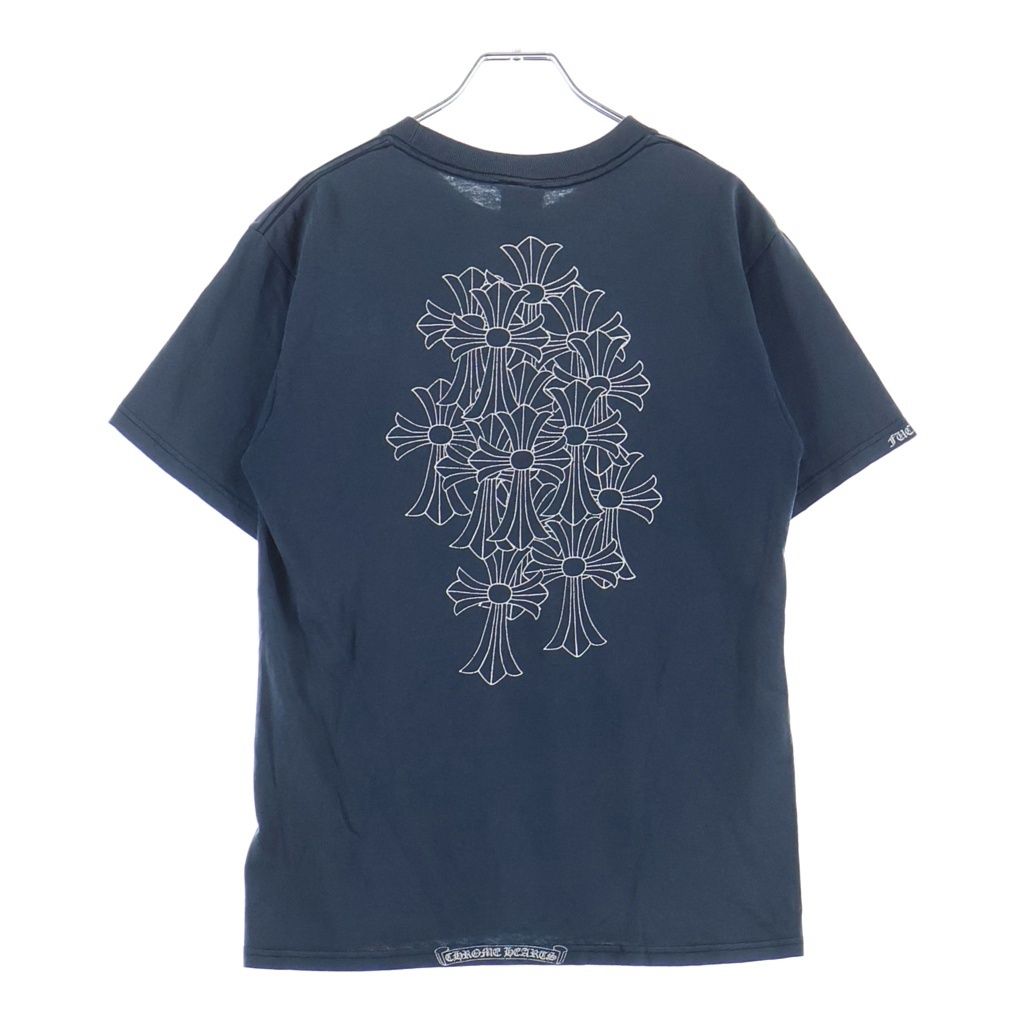 CHROME HEARTS (クロムハーツ) OLD S/S オールド バックセメタリークロスプリント 半袖Tシャツ