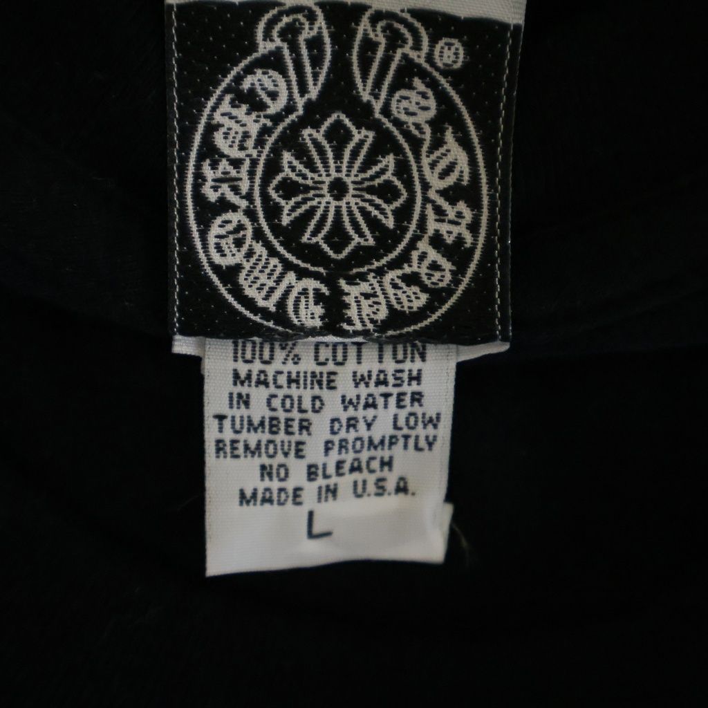 CHROME HEARTS (クロムハーツ) OLD S/S オールド フロントCHクロスプリント 半袖Tシャツ