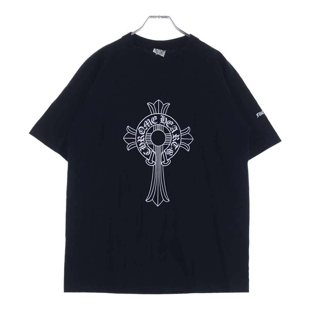CHROME HEARTS (クロムハーツ) OLD S/S オールド フロントCHクロスプリント 半袖Tシャツ